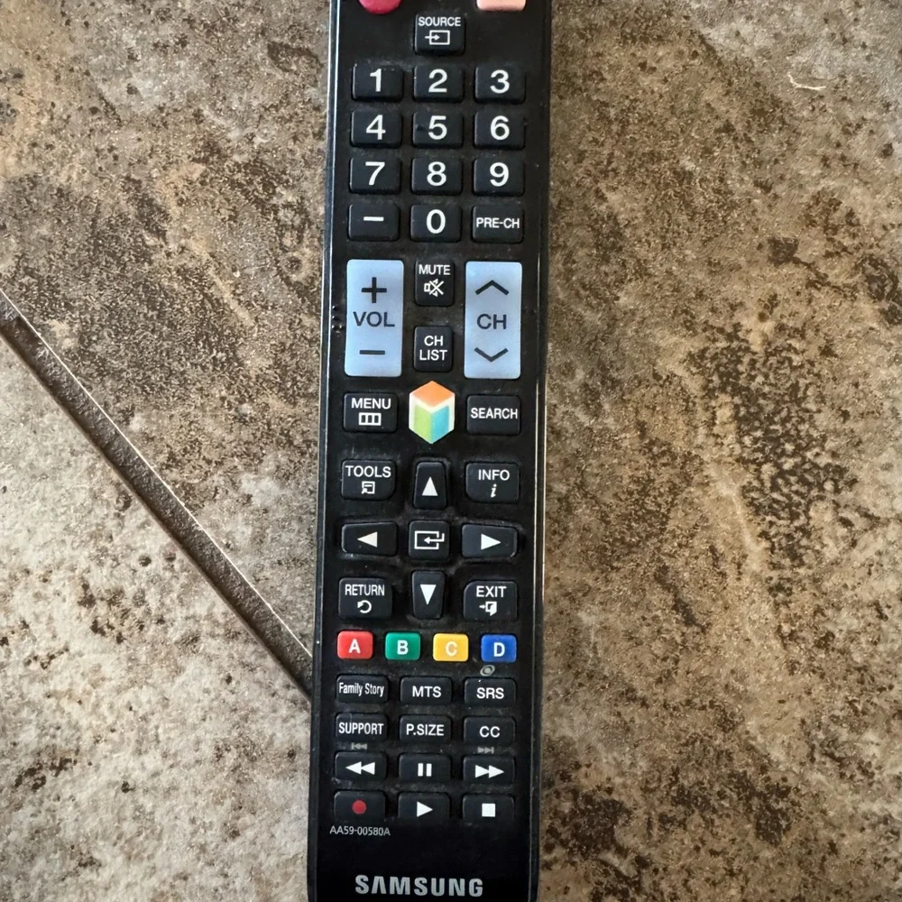 Original Samsung TV Remote Control AA59-00580A Tested And Working